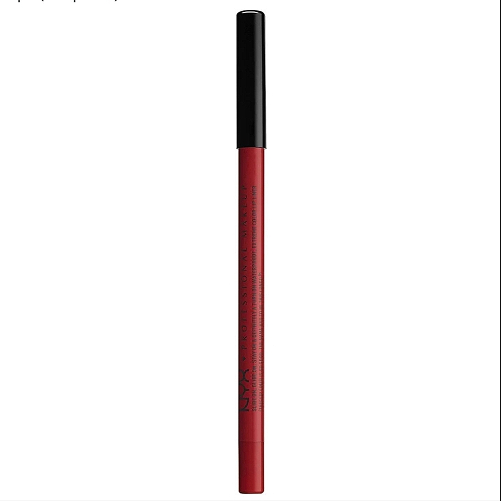NYX Slide On Glide On Lip Liner Lip Pencil, Red Tape